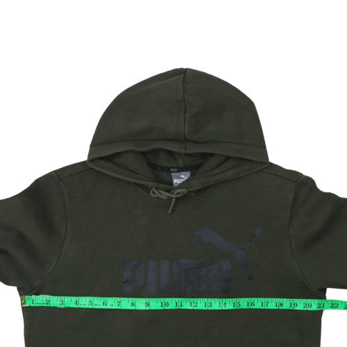 Mens UK Size S PUMA Green Pullover Hoodie