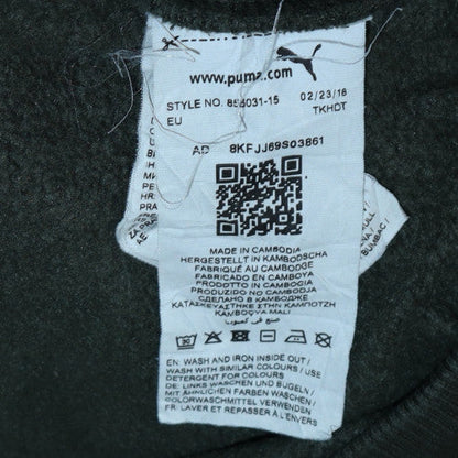 Mens UK Size S PUMA Green Pullover Hoodie