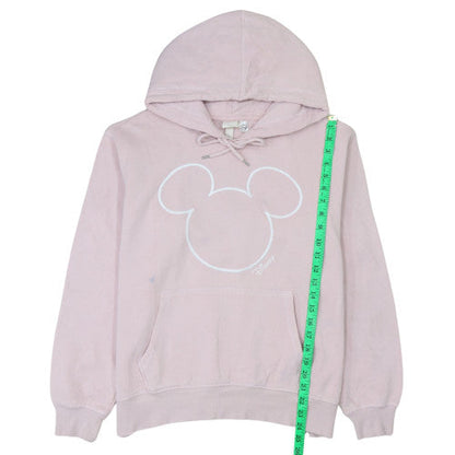 Womens UK Size L H&M Pink Pullover Hoodie