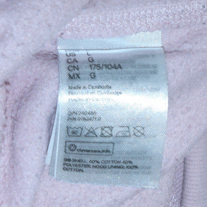 Womens UK Size L H&M Pink Pullover Hoodie