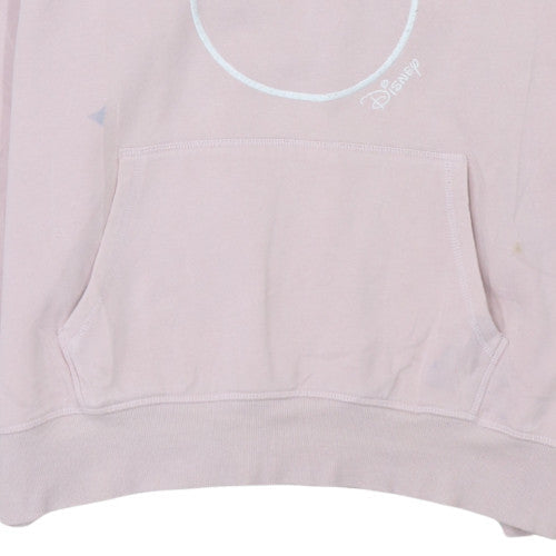 Womens UK Size L H&M Pink Pullover Hoodie