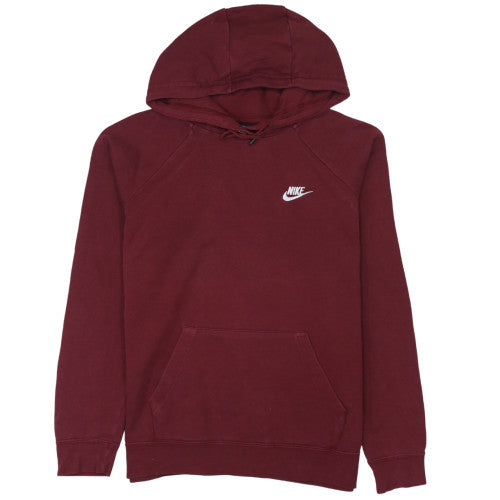 Mens UK Size M Nike Red Pullover Hoodie