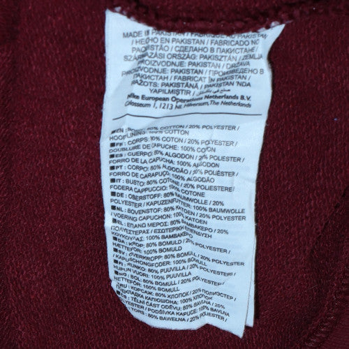 Mens UK Size M Nike Red Pullover Hoodie