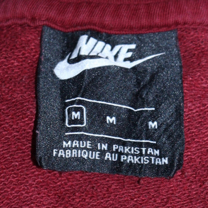 Mens UK Size M Nike Red Pullover Hoodie