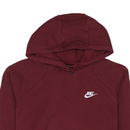 Mens UK Size M Nike Red Pullover Hoodie