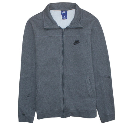 Mens UK Size M Nike Grey Full Zip Sweatshirt