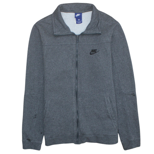 Mens UK Size M Nike Grey Full Zip Sweatshirt