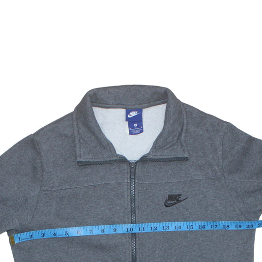 Mens UK Size M Nike Grey Full Zip Sweatshirt