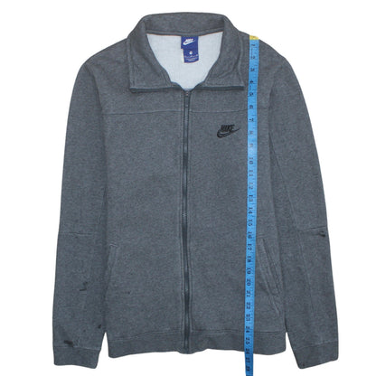 Mens UK Size M Nike Grey Full Zip Sweatshirt