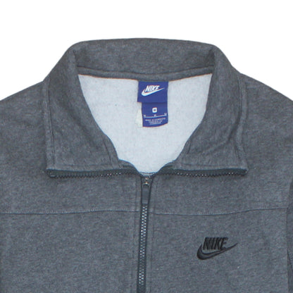 Mens UK Size M Nike Grey Full Zip Sweatshirt