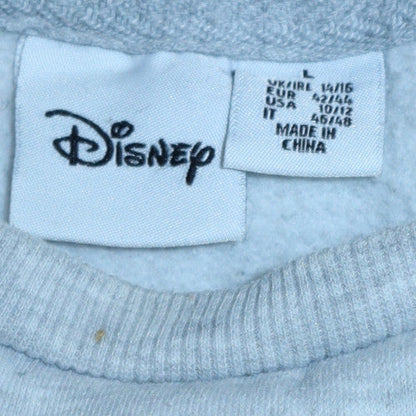 Womens UK Size L Disney Grey Pullover Sweatshirt