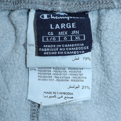 Mens UK Size L Champion Regular Fit Jogger Grey Trousers