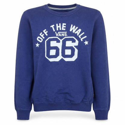 Womens UK Size M VANS Blue Pullover Sweatshirt