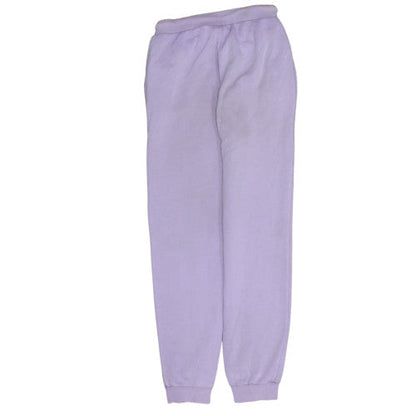 FILA Womens Purple Jogger Sweatpants Size 6 Elastic Waist Fleece Trousers