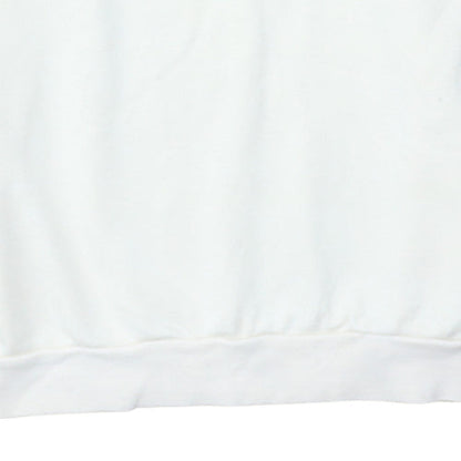 Adidas Boys White 1/2 Zip Fleece Sweatshirt 15-16 Years Originals Logo