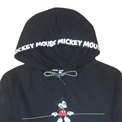 Womens UK Size L Disney Black Pullover Hoodie