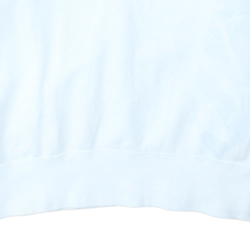 Mens UK Size L Nike White Pullover Hoodie