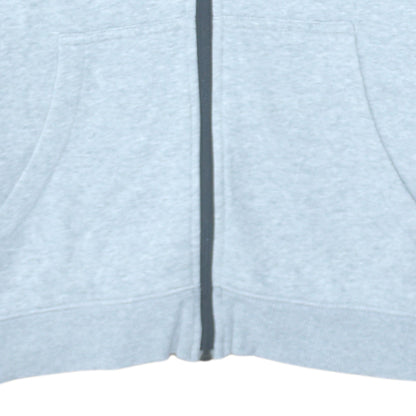 Mens UK Size M Quiksilver Grey Full Zip Hoodie