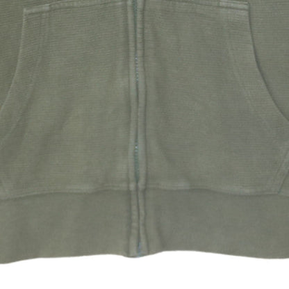 Mens UK Size M Tommy Hilfiger Green Full Zip Hoodie
