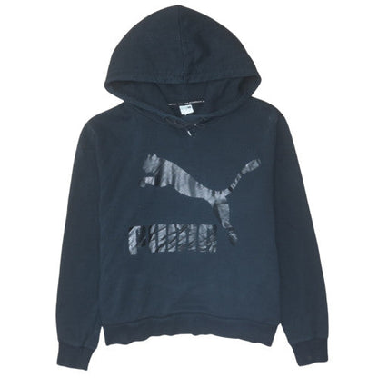 Womens UK Size L PUMA Black Pullover Hoodie