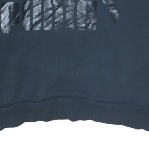 Womens UK Size L PUMA Black Pullover Hoodie