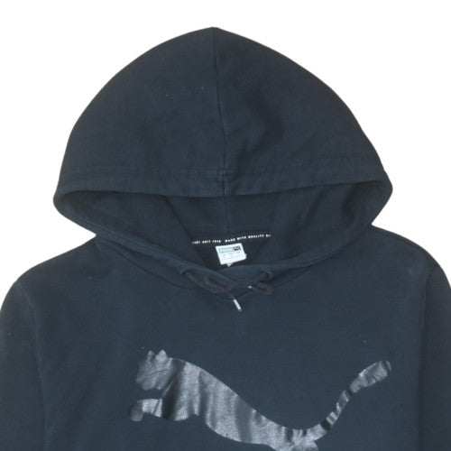 Womens UK Size L PUMA Black Pullover Hoodie