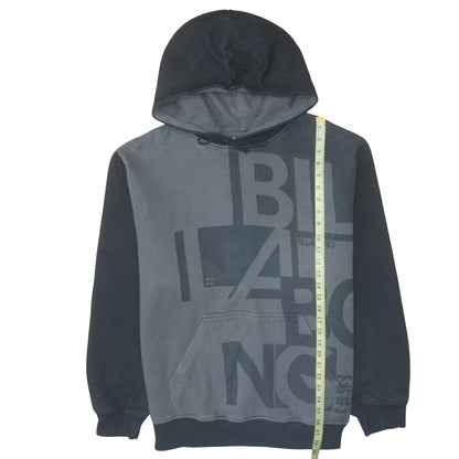 Mens UK Size M Billabong Black Pullover Hoodie