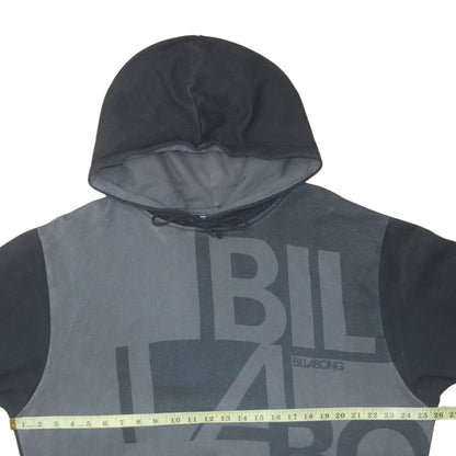 Mens UK Size M Billabong Black Pullover Hoodie