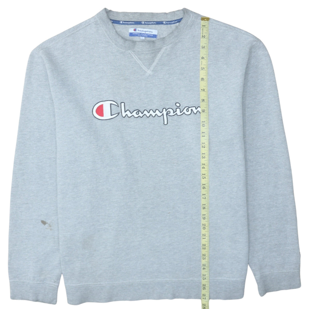 Mens UK Size L Champion Grey Pullover Sweatshirt