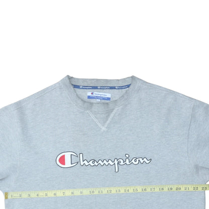 Mens UK Size L Champion Grey Pullover Sweatshirt