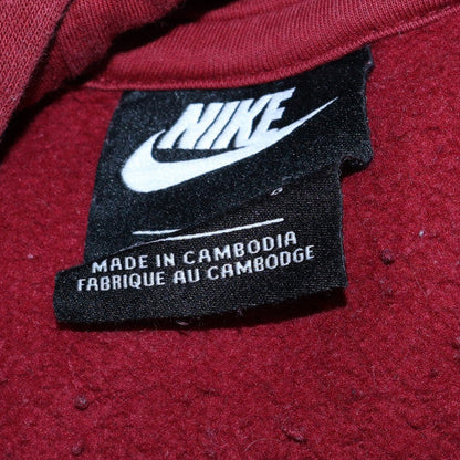 Mens UK Size M Nike Red Pullover Hoodie