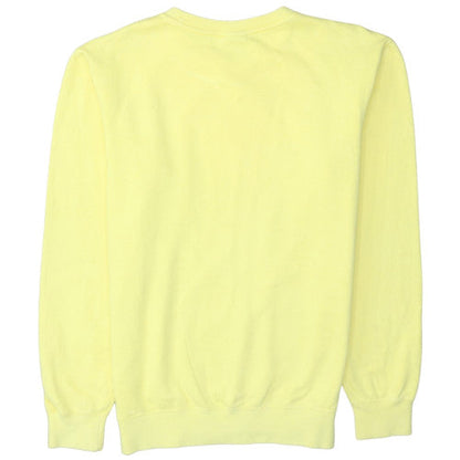 Mens UK Size S Champion Yellow Pullover Sweatshirt