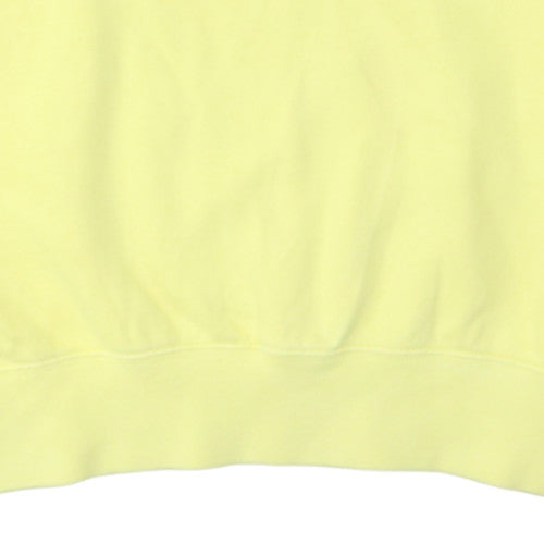 Mens UK Size S Champion Yellow Pullover Sweatshirt