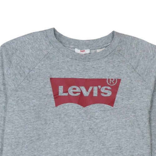 Mens UK Size S Levi's Grey Pullover Sweatshirt