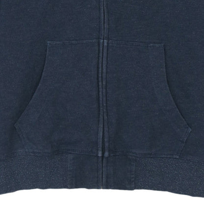 Mens UK Size L Champion Blue Full Zip Hoodie
