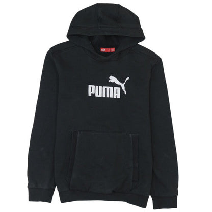 Boys UK Size 14 Years PUMA Black Pullover Hoodie