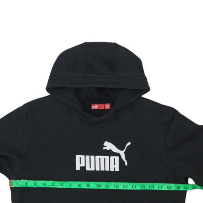 Boys UK Size 14 Years PUMA Black Pullover Hoodie