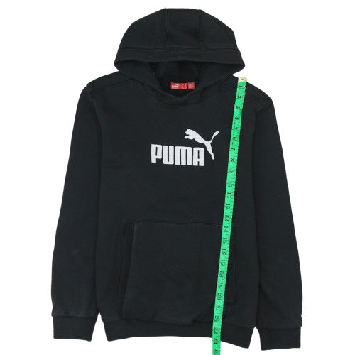 Boys UK Size 14 Years PUMA Black Pullover Hoodie
