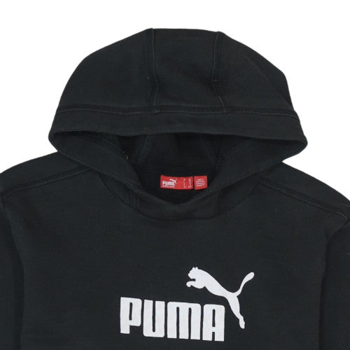 Boys UK Size 14 Years PUMA Black Pullover Hoodie