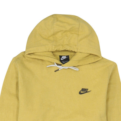 Mens UK Size S Nike Yellow Pullover Hoodie