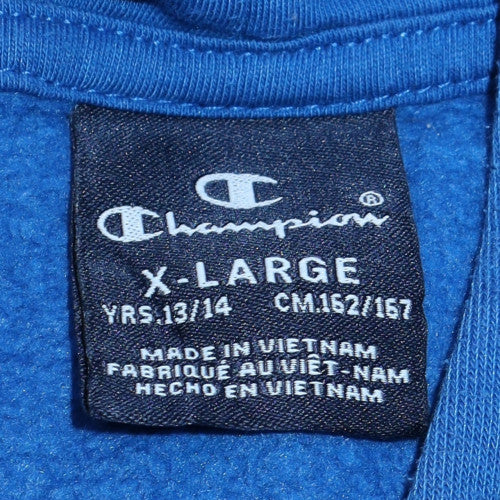 Boys UK Size 13-14 Years Champion Blue Pullover Hoodie