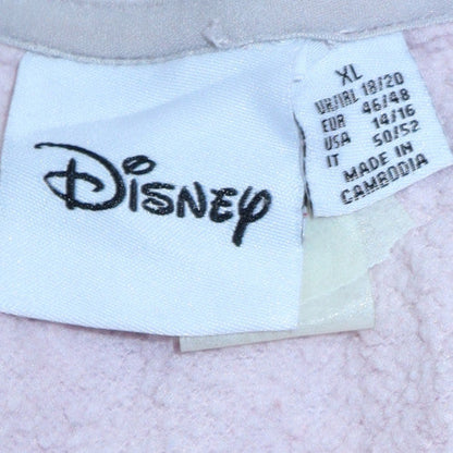 Womens UK Size XL Disney Pink Pullover Hoodie