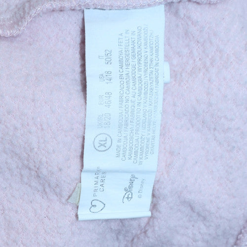 Womens UK Size XL Disney Pink Pullover Hoodie