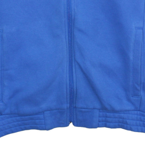Mens UK Size S adidas Blue Full Zip Hoodie