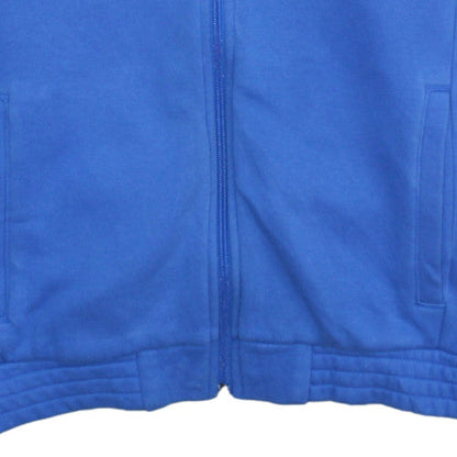 Mens UK Size S adidas Blue Full Zip Hoodie