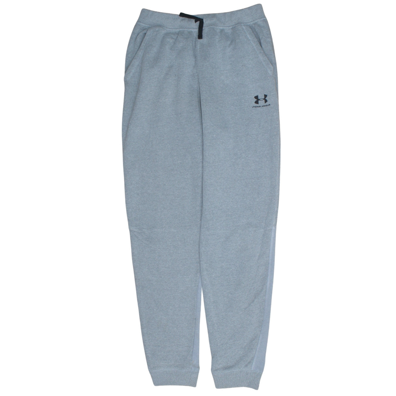 Under Armour Boys Grey Jogger Sweatpants 14-16 Years Fleece Tapered Fit