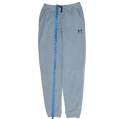 Under Armour Boys Grey Jogger Sweatpants 14-16 Years Fleece Tapered Fit