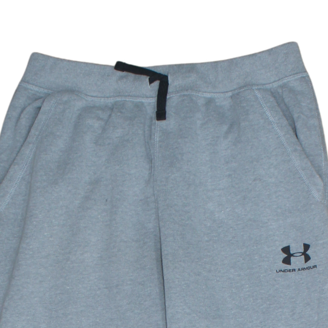 Under Armour Boys Grey Jogger Sweatpants 14-16 Years Fleece Tapered Fit