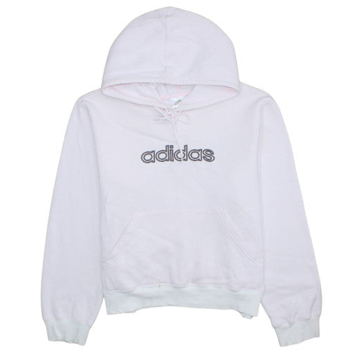 Womens UK Size 10 adidas Pink Pullover Hoodie