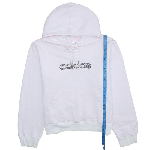 Womens UK Size 10 adidas Pink Pullover Hoodie